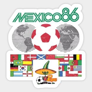 Mexico 86 World Cup Sticker